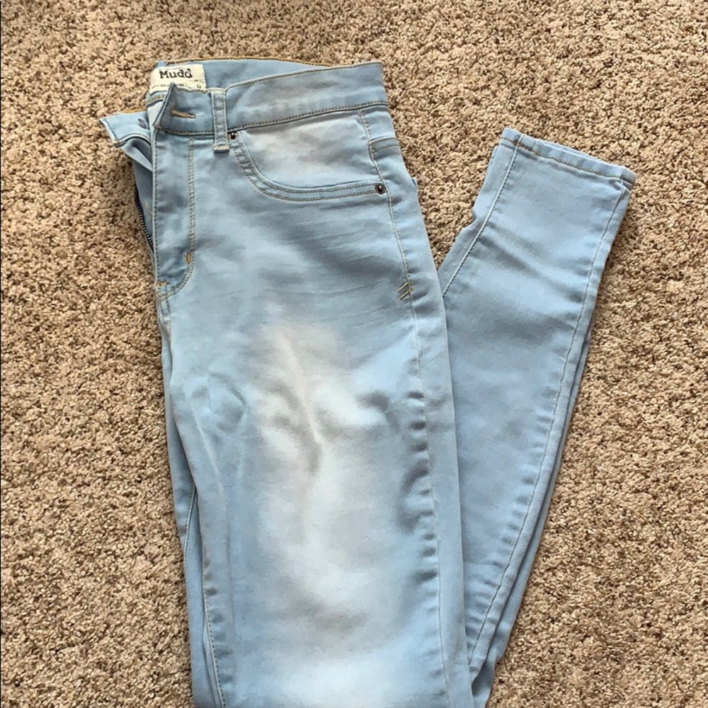 Super high rise waist jeggings